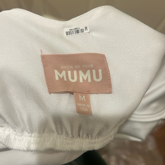 Show Me Your Mumu - Faith Maxi Dress - Ivory Luxe Satin - Medium - Picture 6 of 10